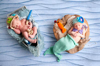Thomas and Isles twin newborn session