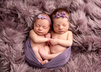 Liv and Elle newborn twins ✔